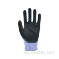 Guantes anti -cortes heppex hppe guantes de nitrilo arenoso